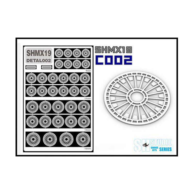 Etching Parts แผ่นกลมลาย SHMX19 C002 ค่าย SH Studio