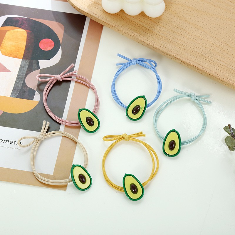 MUISUNGSHOP ยางรัดผมแฟชั่นเกาหลี ลายน่ารักๆ หนังยางคุณภาพ ราคาต่อเส้น