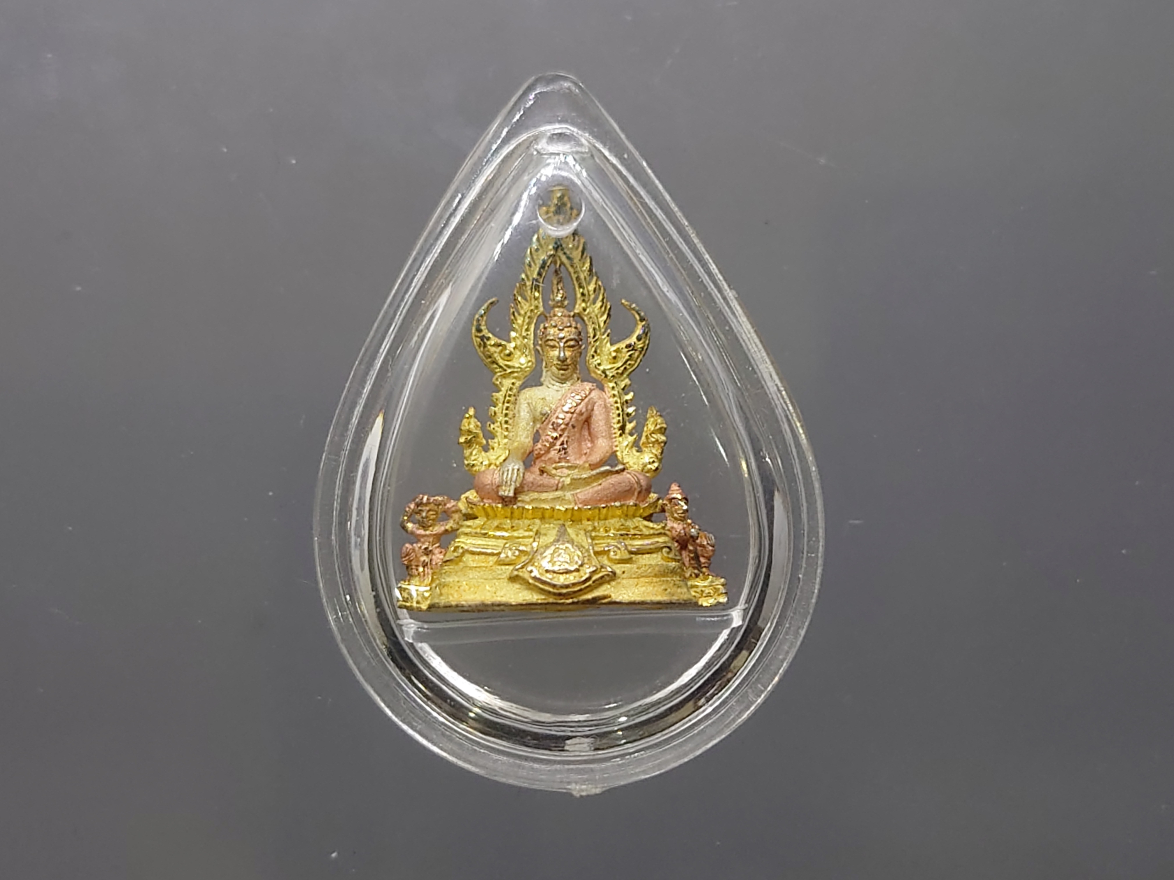 พระพุทธชินราช พิมพ์เล็ก เนื้อเงินสามกษัตริย์ วาระ 6 รอบ รัชกาลที่9 โคท 505 วัดเขาสมโภชน์ ปี2542