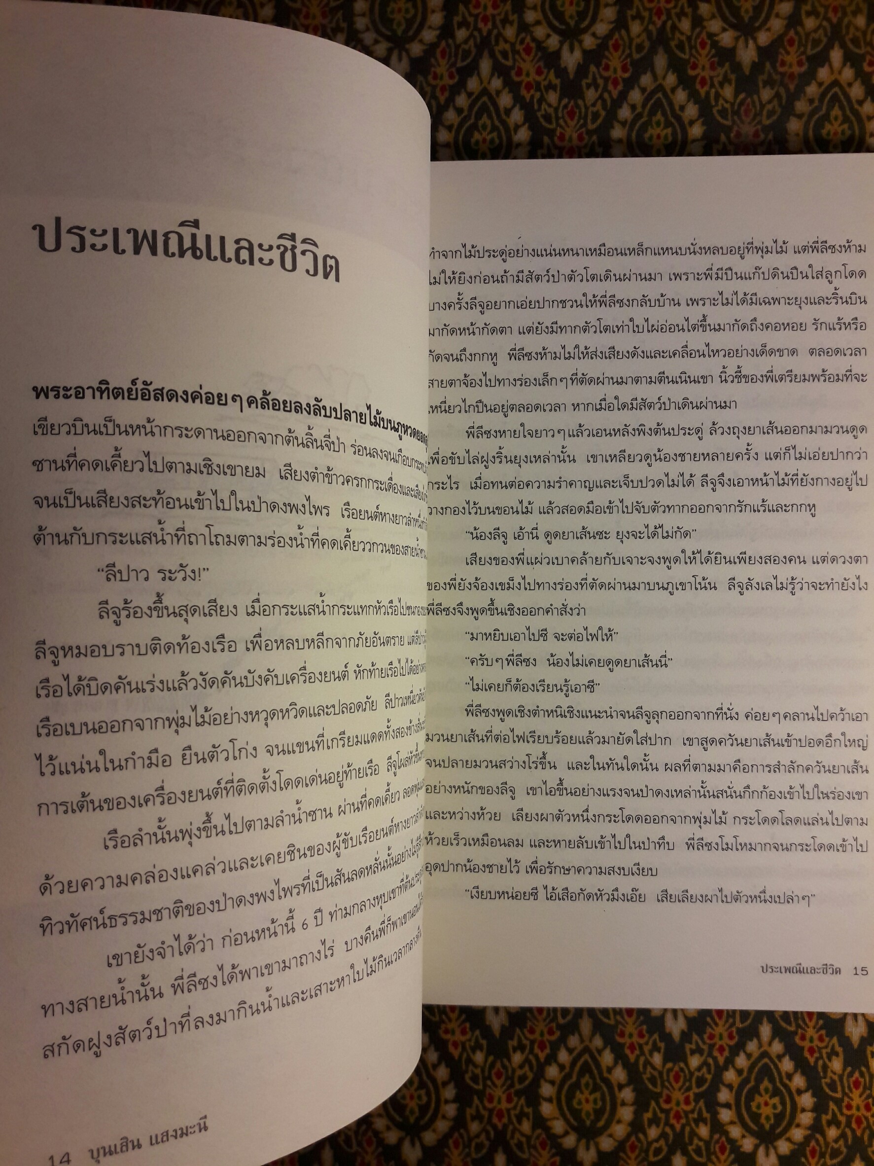 ใบไม้ใบสุดท้าย โศกนาฏกรรมของคนลาวพลัดถิ่น “หนังสือรางวัลวรรณกรรมสร้างสรรค์ยอดเยี่ยมแห่งอาเซียนของประเทศลาว ประจำปี 2005”