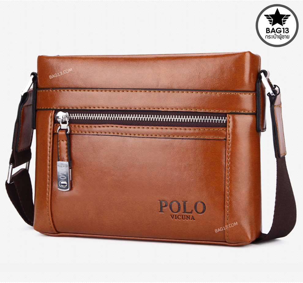 กระเป๋าสะพายข้างผู้ชาย กระเป๋าผู้ชาย POLO ของแท้100% ใส่ไปทำงาน ใส่ไปเที่ยว [CODE : VIC03-Horizontal]