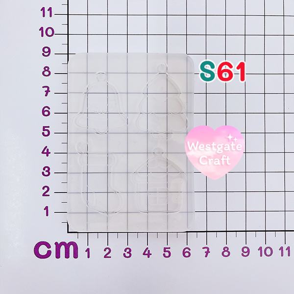 แม่พิมพ์ซิลิโคน S61 Christmas Mold