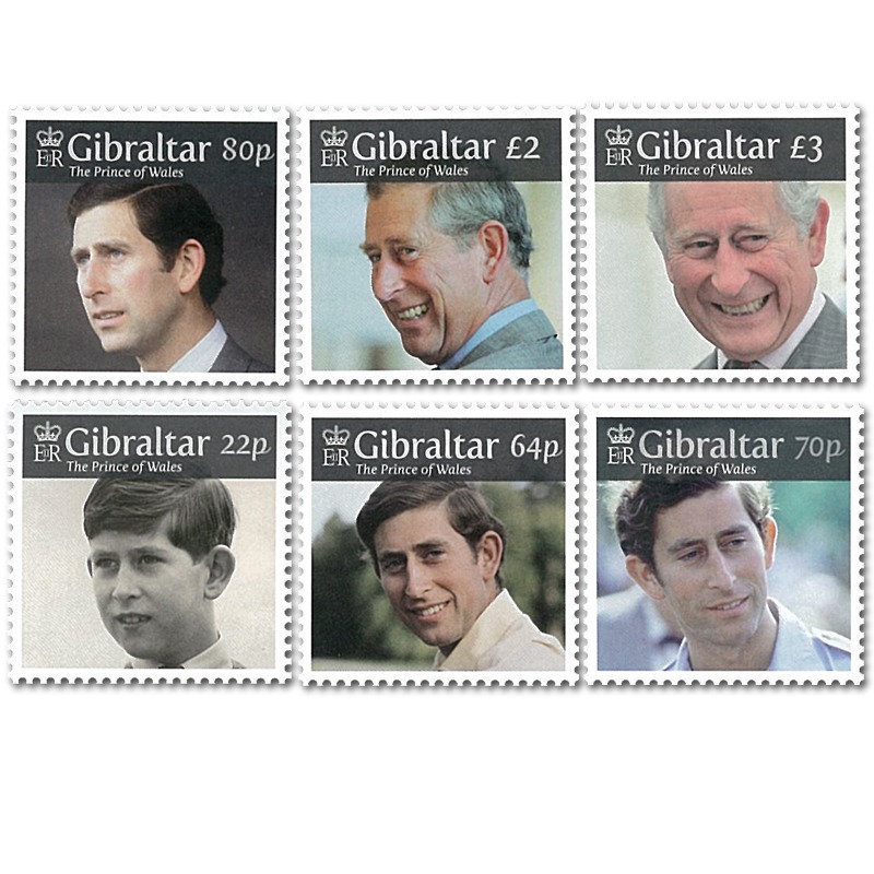Gibraltar Stamp, 2018 Prince of Wales