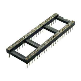 ซ็อกเก็ต ไอซี 42 ขา (Socket 42 Pin) แบบ DIP ระยะห่างขา 15.24mm
