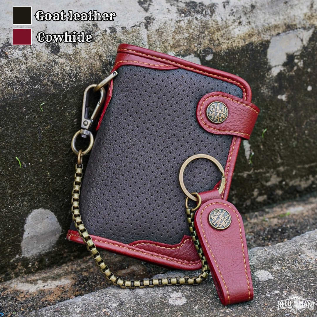 Ledger wallet หนังวัว+หนังแพะ