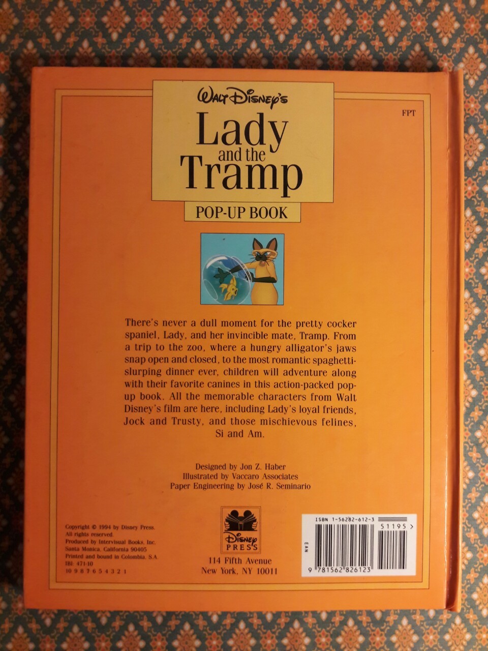 Lady and the Tramp Pop – Up Book