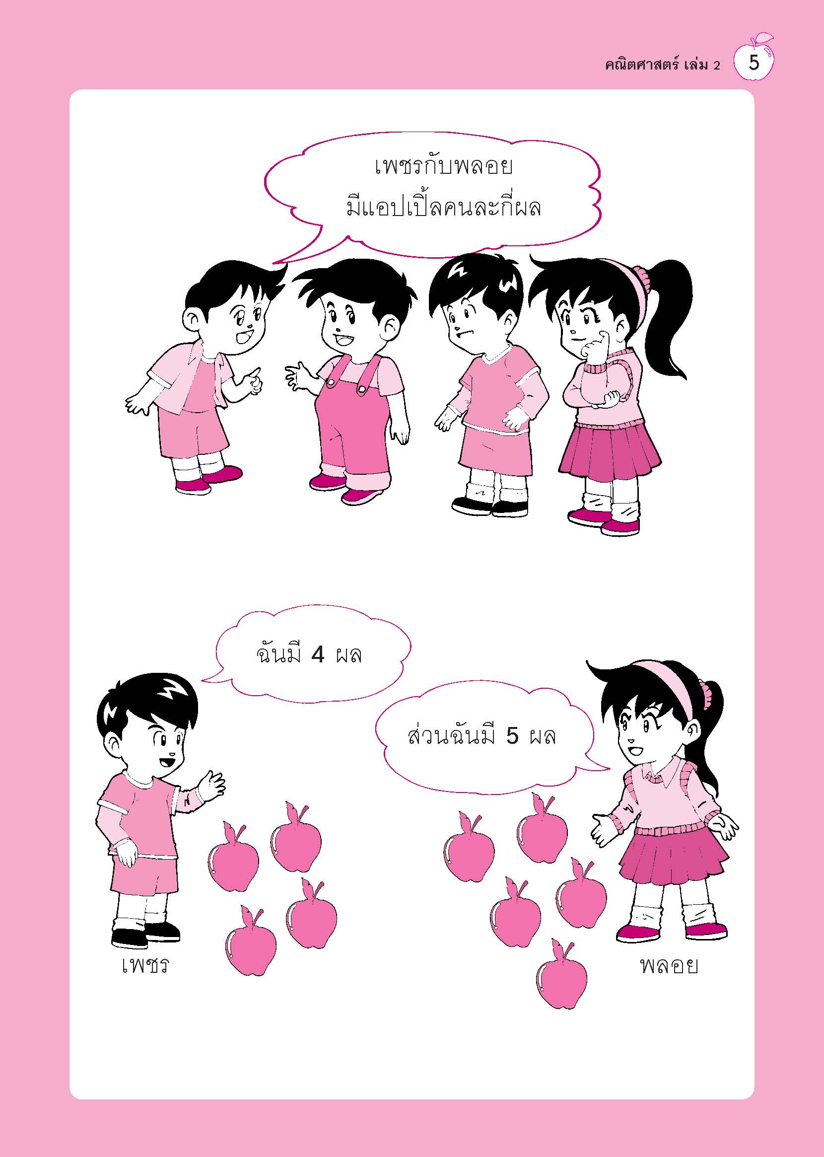 พัฒนาทักษะแนวใหม่ คณิตศาสตร์ระดับปฐมวัย เล่ม 2