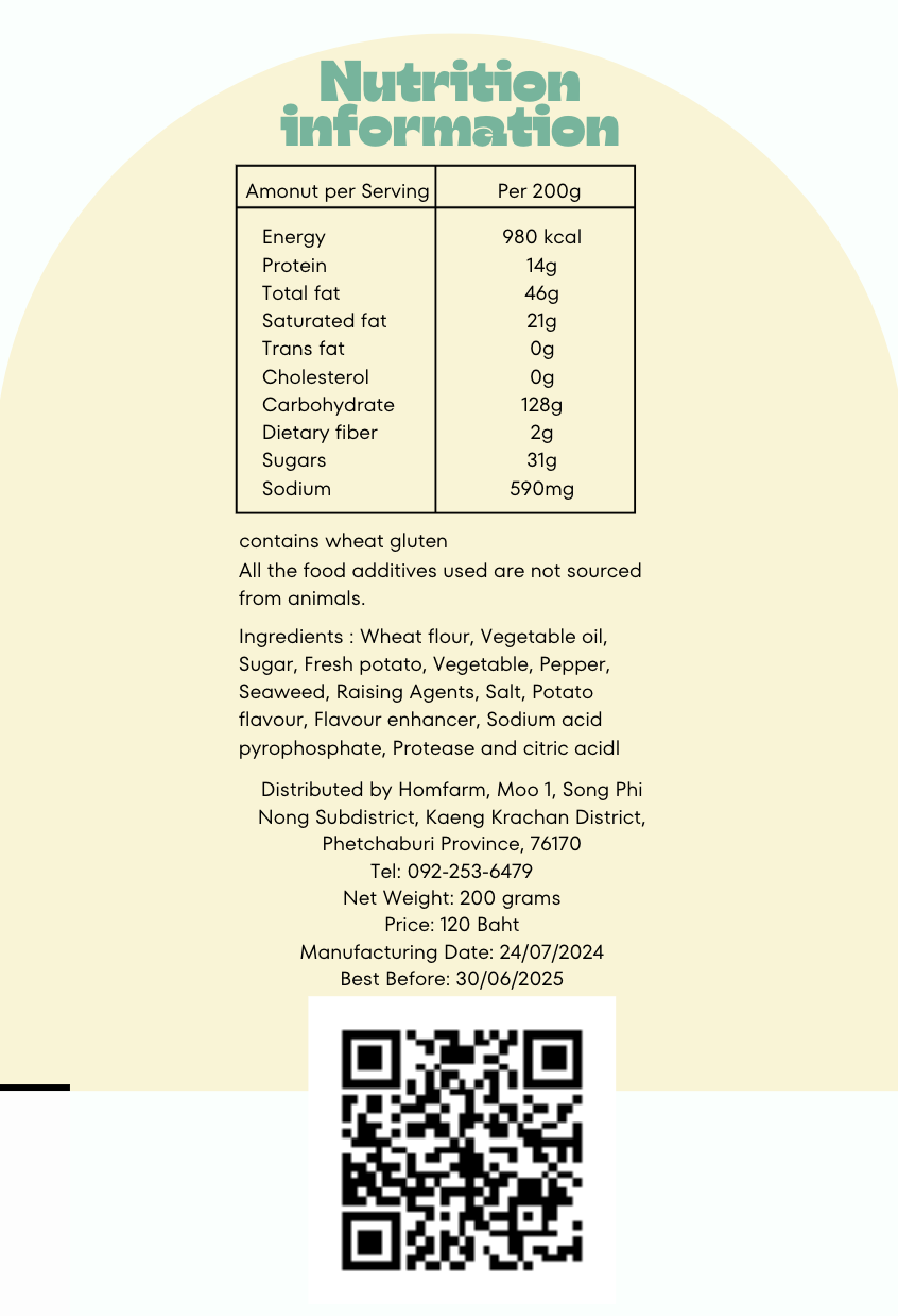🌟 มันฝรั่งกรอบ แผ่นบาง รสผัก Potato crackers หอมฟาร์ม! 🌟