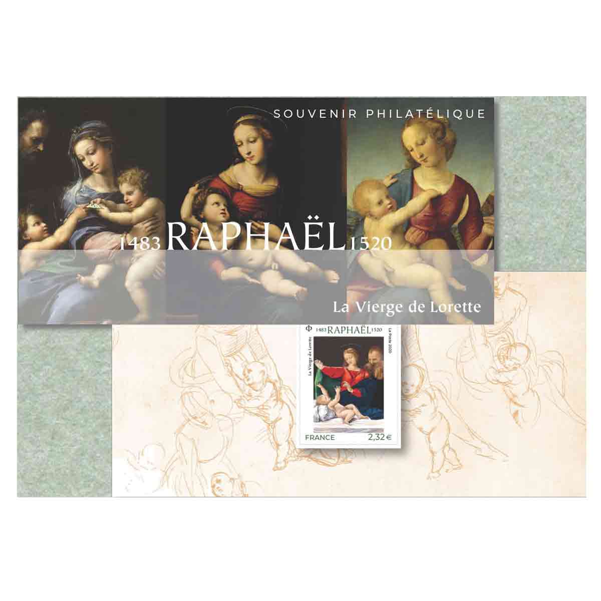 France Stamp, 2020 Souvenir Philatelic - Raphael (Madonna of of Loreto)