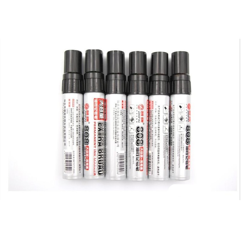 MUISUNGSHOP ปากกาเขียนทุกพื้นผิว จัมโบ้ ด้ามใหญ่ (Permanant Broad Marker) แบบเติมหมึกได้