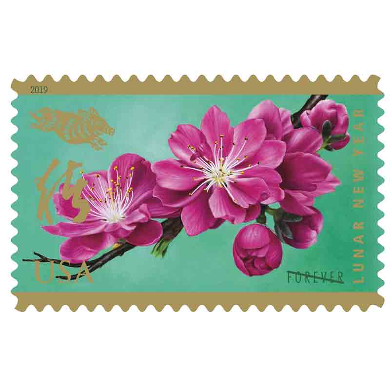 USA Stamp, 2019 Year of the Pig