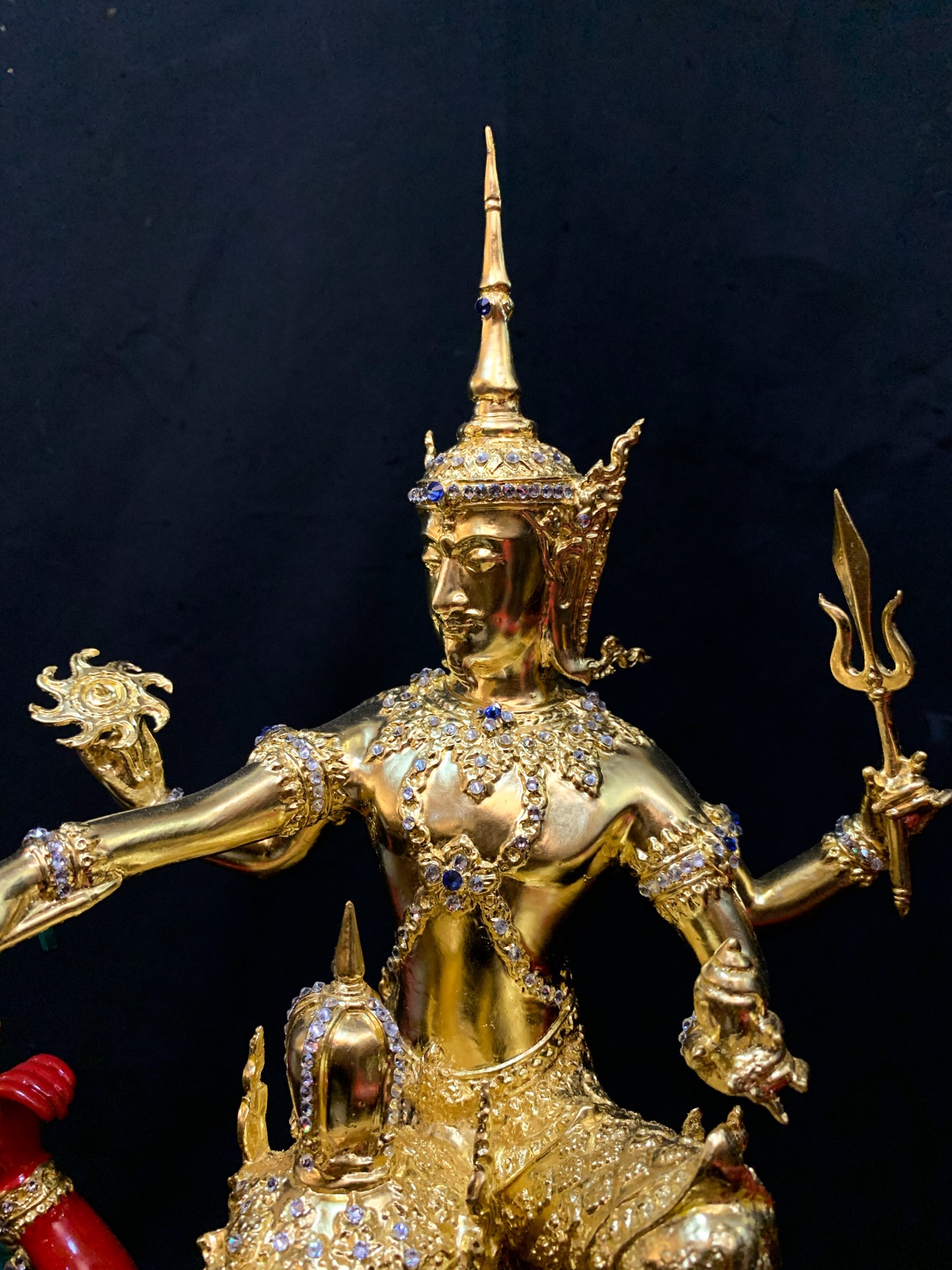 รูปหล่อ พระนารายณ์ทรงครุฑ หน้าตัก 9 นิ้ว