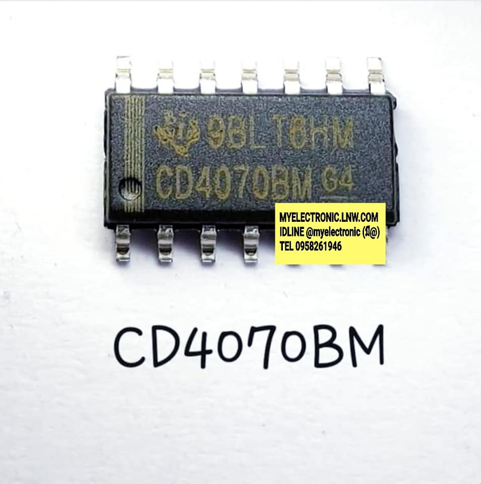 ICCD4070BMยี่ห้อTEXASตัวถังSMD14ขาราคาตัวละ