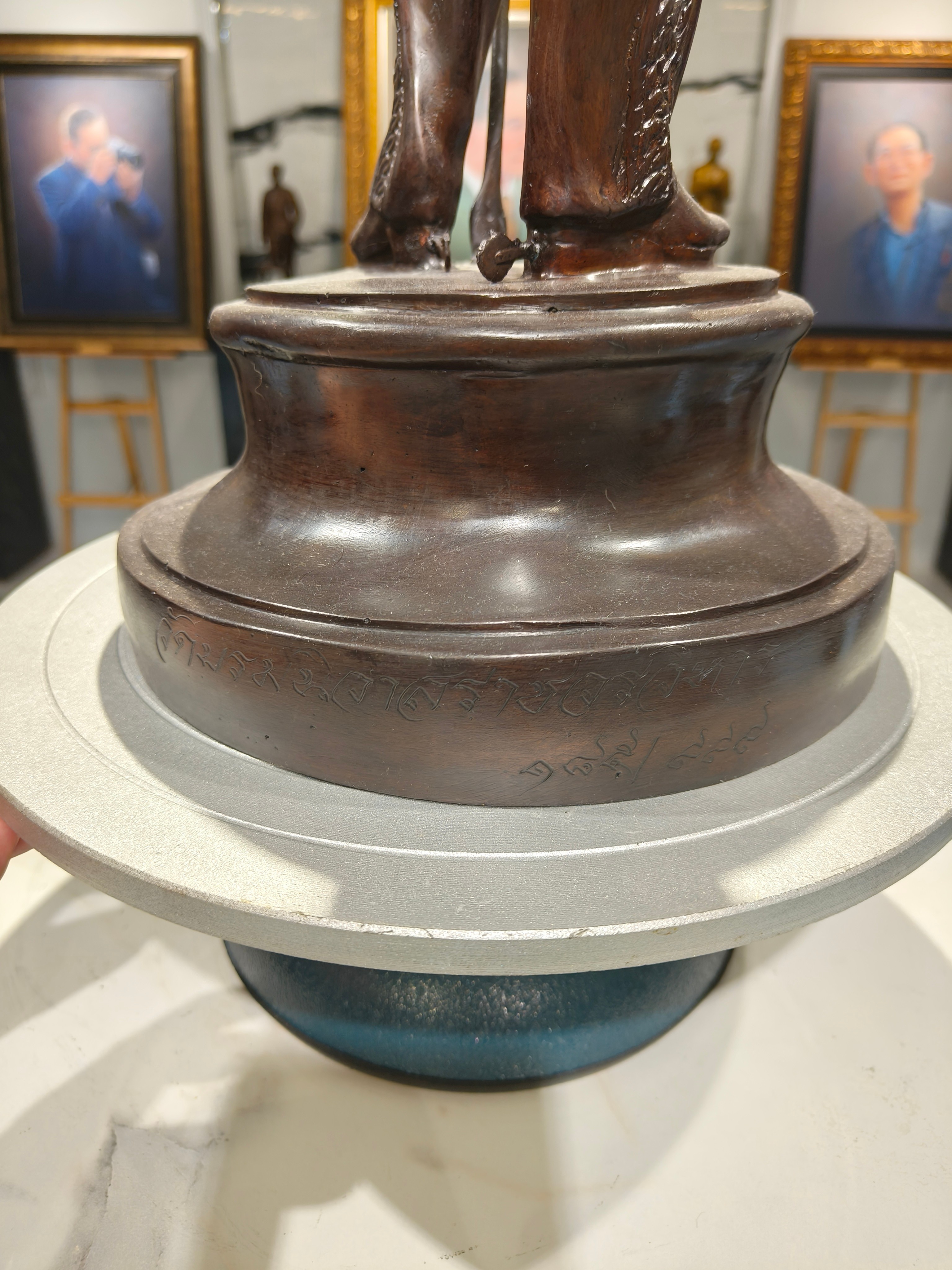 รูปหล่อ รัชกาลที่ 5 ร.5 หน้าตัก 12 นิ้ว วัดบรมนิวาสราชวรวิหาร