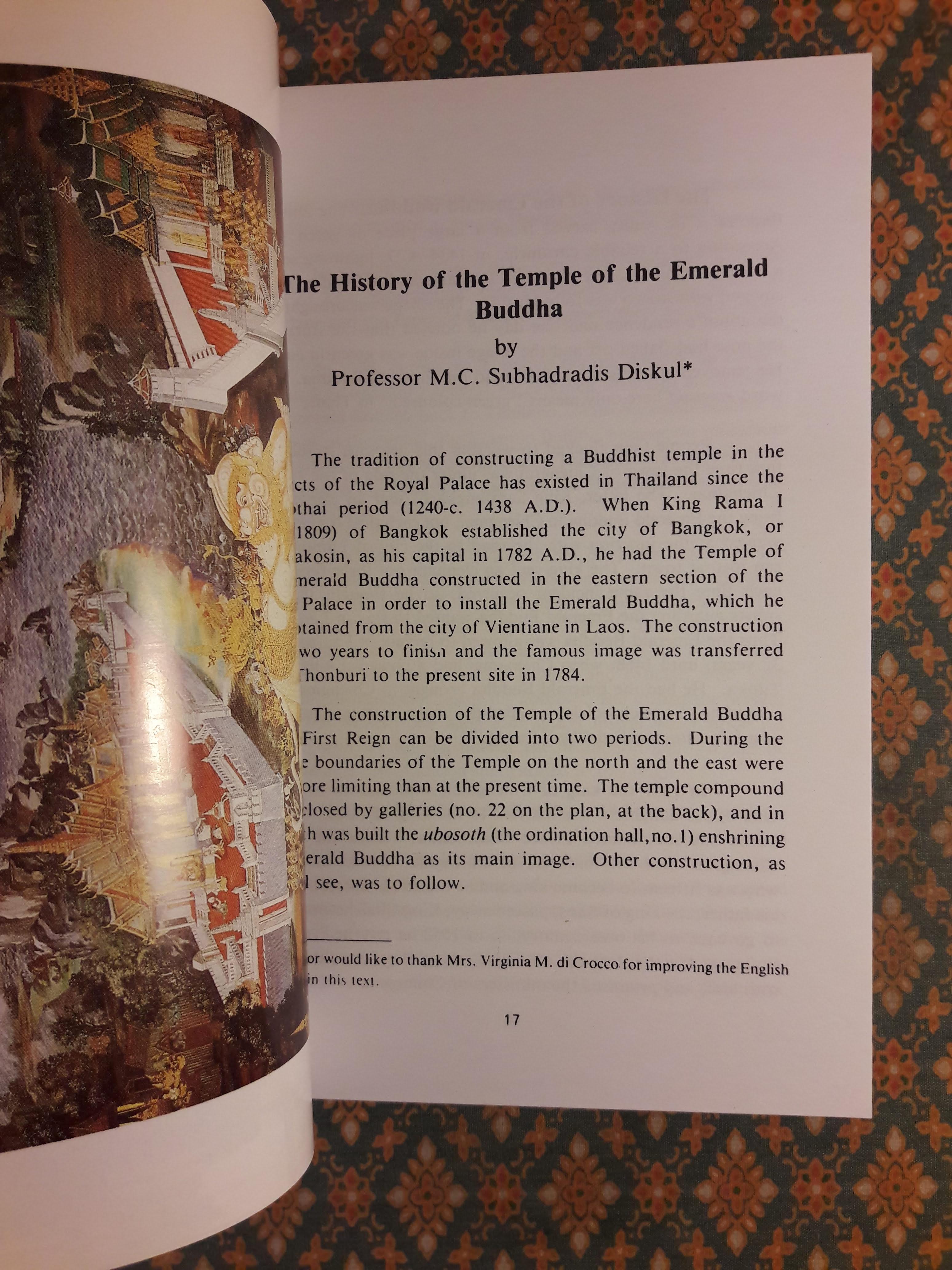 HISTORY OF THE TEMPLE OF THE EMERALD BUDDHA