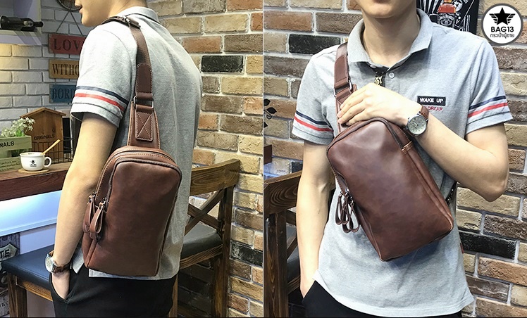 กระเป๋าคาดอกผู้ชาย รหัส B014