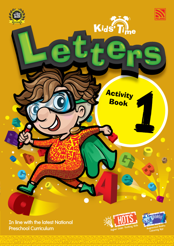 Kids' Time Letters Activity Book 1