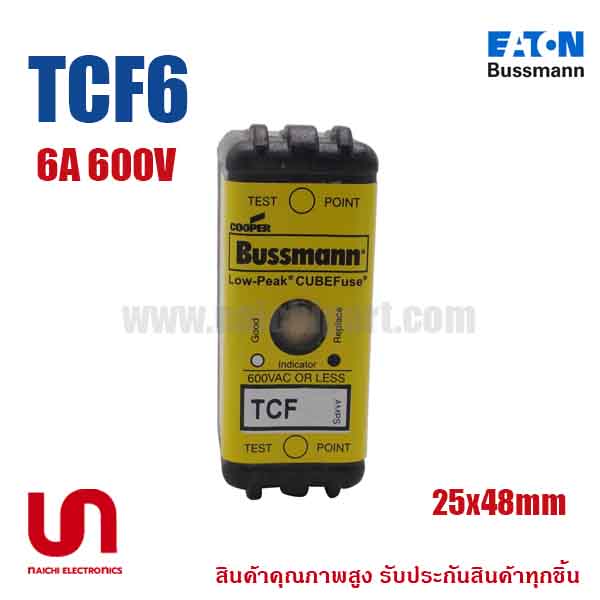 (Pre Order) Eaton Bussmann , TCF6 , 600V 6A , Time Delay