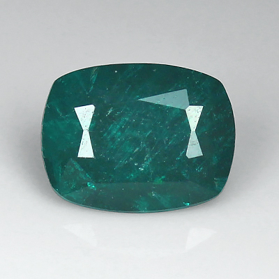ไดออปเทส (Dioptase) 0.83 กะรัต สีเขียวเข้ม หายาก จากคองโก [ID3040]