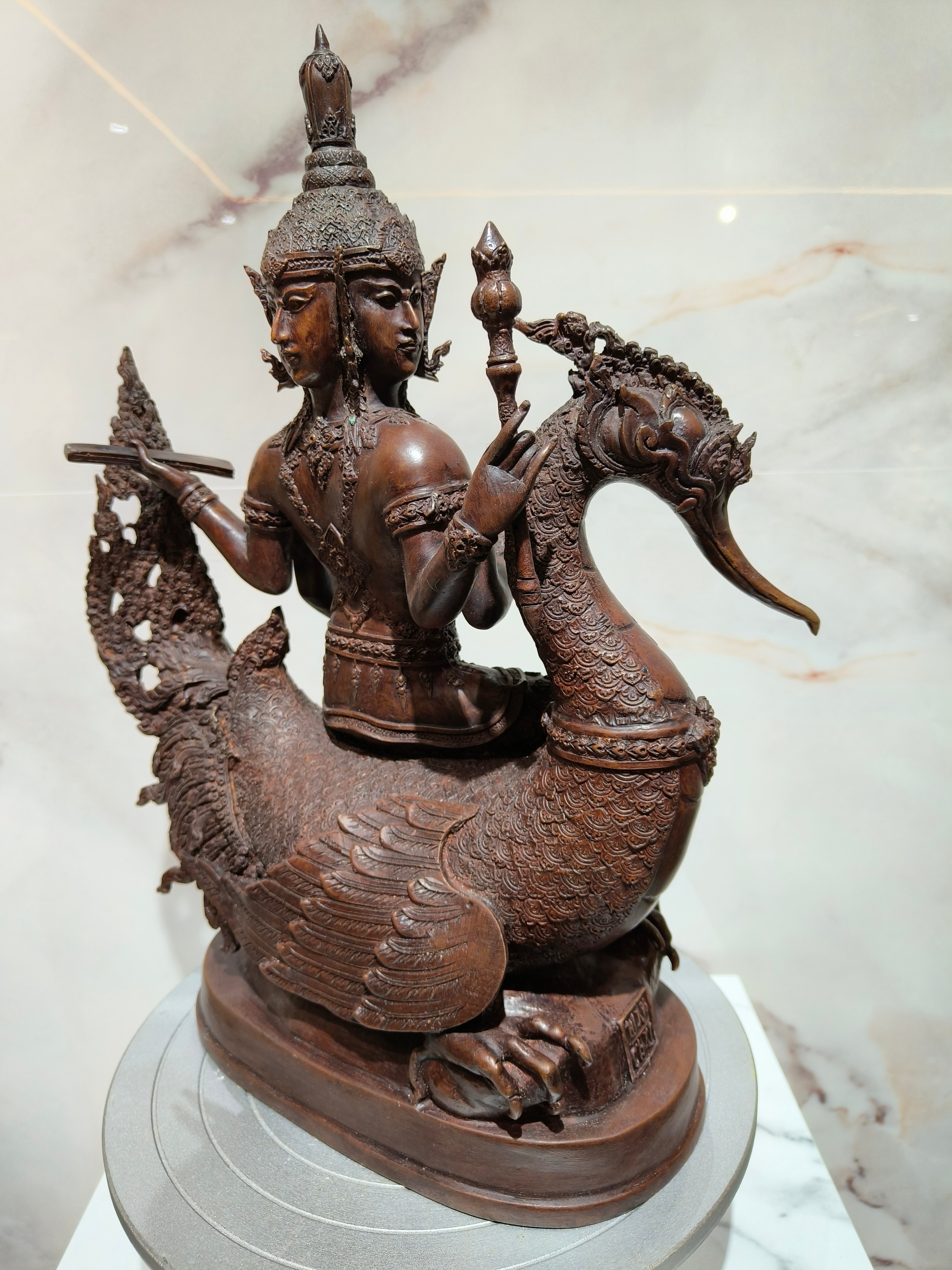 รูปหล่อ พระพรหมทรงหงส์ หน้าตัก 9 นิ้ว