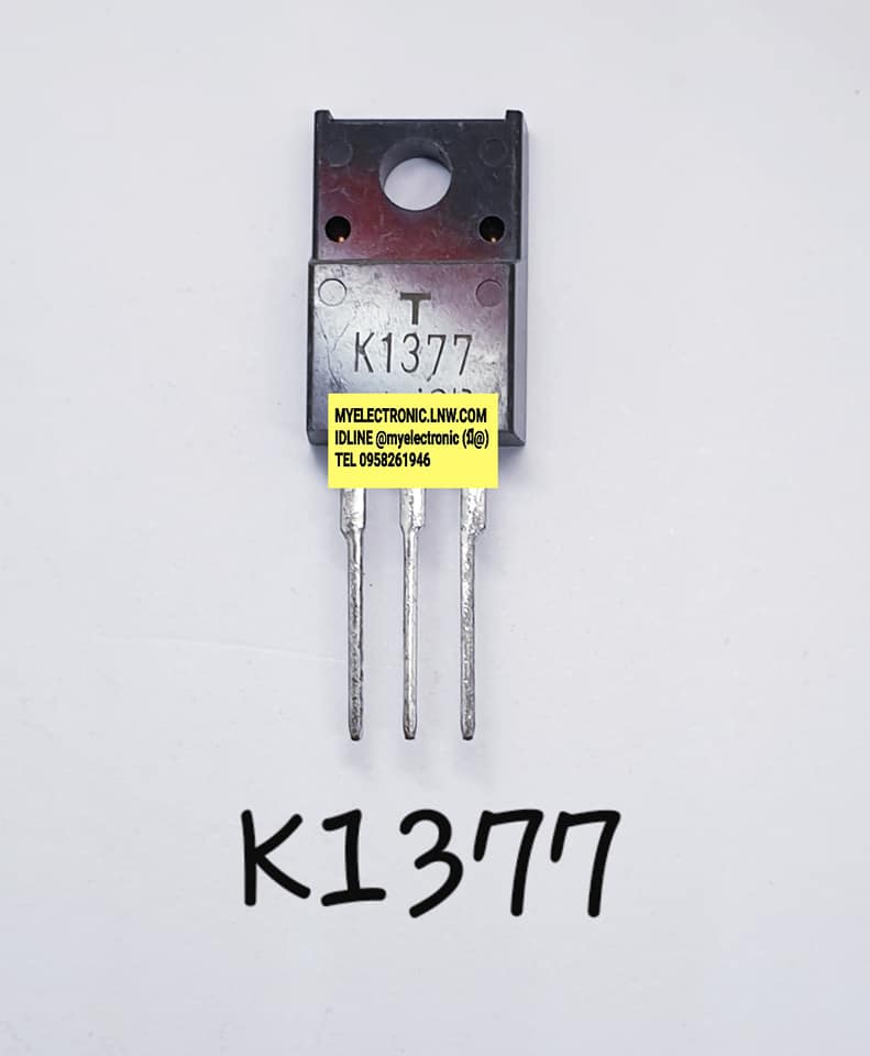 2SK1377ยี่ห้อTOSHIBA ตัวถังTO220F/3ขาราคาตัวละบาท