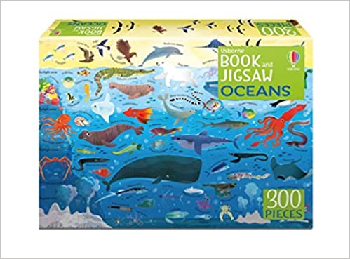 BOOK & JIGSAW: OCEANS (300 PCS)