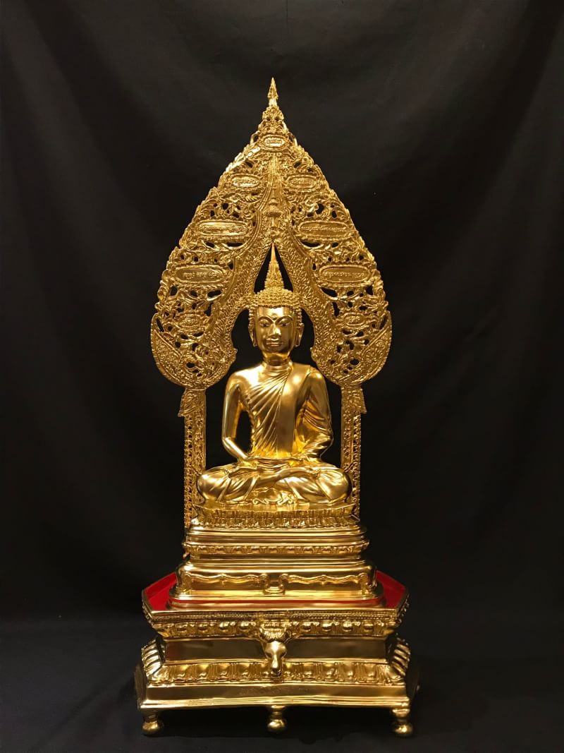 พระพุทธรูป พระนิรันตราย หน้าตัก 9 นิ้ว จัดสร้าง 3 ตุลาคม 2536 สมเด็จพระญาณสังวร วัดบวรนิเวศน์