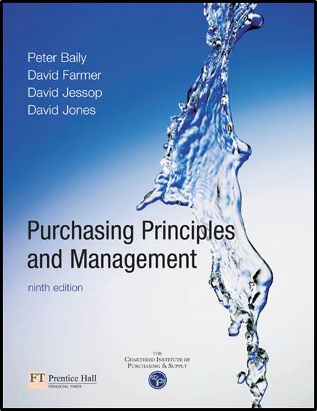 Purchasing, Principles and Management, 9/E ISBN 9780273646891