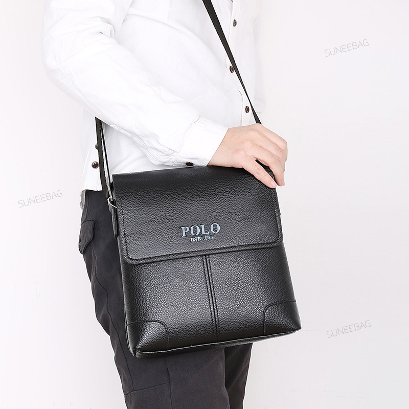 กระเป๋าสะพายข้างผู้ชาย กระเป๋าผู้ชาย POLO ของแท้100% ใส่ไปทำงาน ใส่ไปเที่ยว POLO-18
