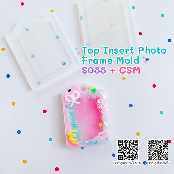 แม่พิมพ์ซิลิโคน SHAKE S088 Top Insert Photo Frame Mold + CSM