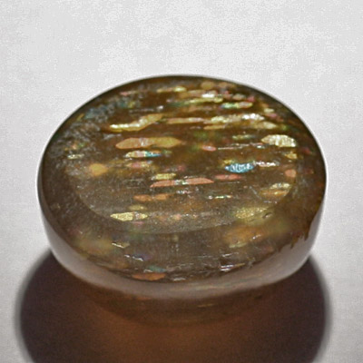 สตาร์ซันสโตน (Star Sunstone) 9.74 กะรัต สีน้ำตาล สตาร์ 4 ขาอ่อนๆ