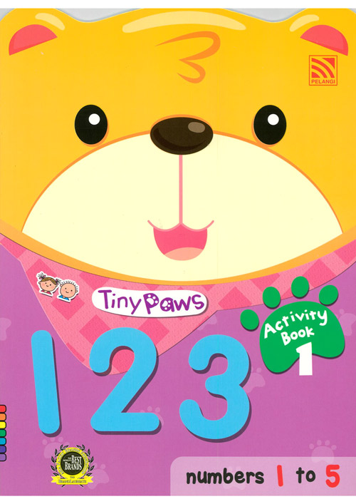 Tiny Paws 123 Activity Book 1 Number 1-5