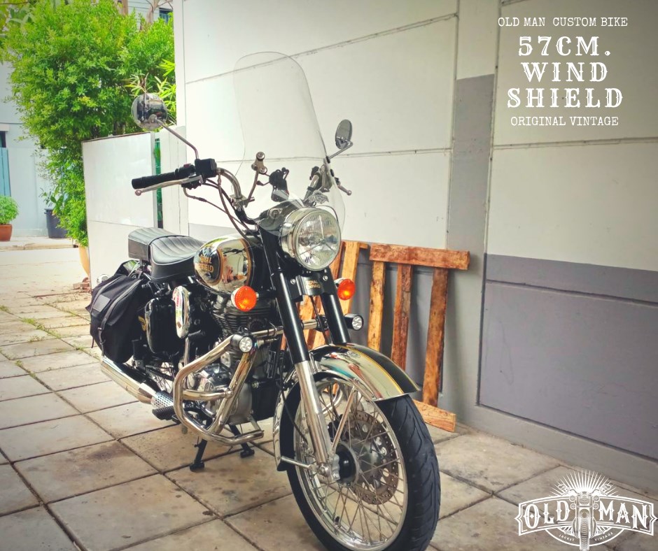 ชิวหน้า ไฟกลม ทรงสูงพิเศษ 57 ซม. สีใส