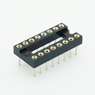 ซ็อกเก็ต ไอซี 16 ขา (Socket 16 Pin) แบบ DIP