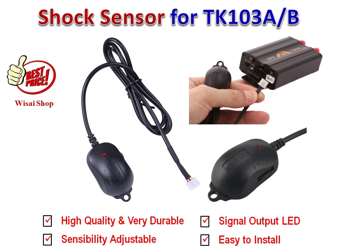Coban เซ็นเซอร์ตรวจจับการสั่นสะเทือน Shake / Shock / Vibration Sensor สำหรับอุปกรณ์ติดตามรถ TK103A และ TK103B