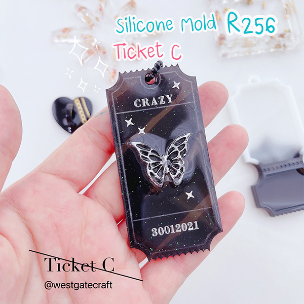 แม่พิมพ์ซิลิโคน R256 Ticket C