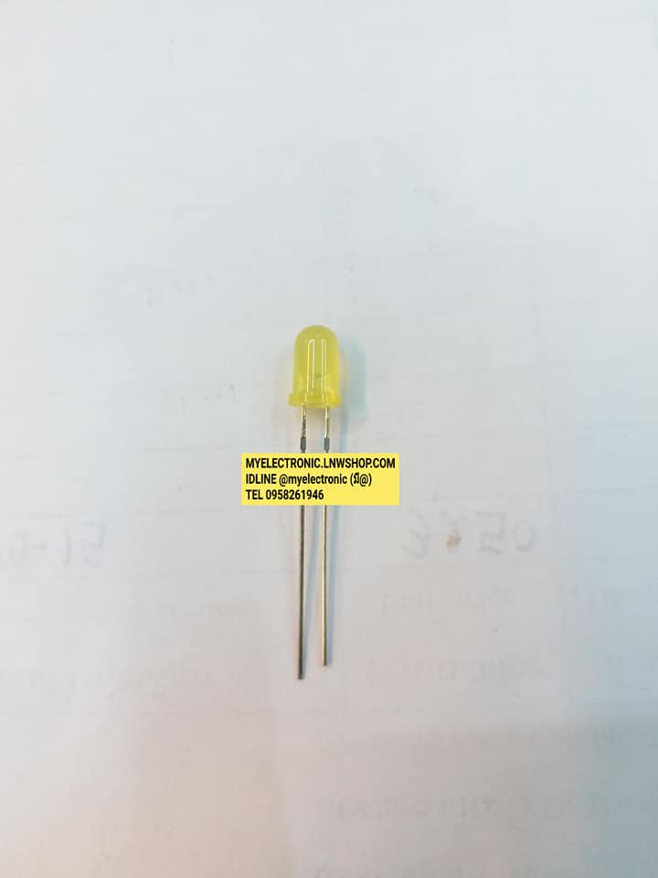 แอลอีดี5มม.LED5MM.สีเหลืองLED YELLOW ,LEDเหลือง5มม.