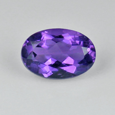 **ขายแล้ว**อเมทิสต์ (Amethyst) 0.50 กะรัต สีม่วงดอกตะแบก ไฟดี