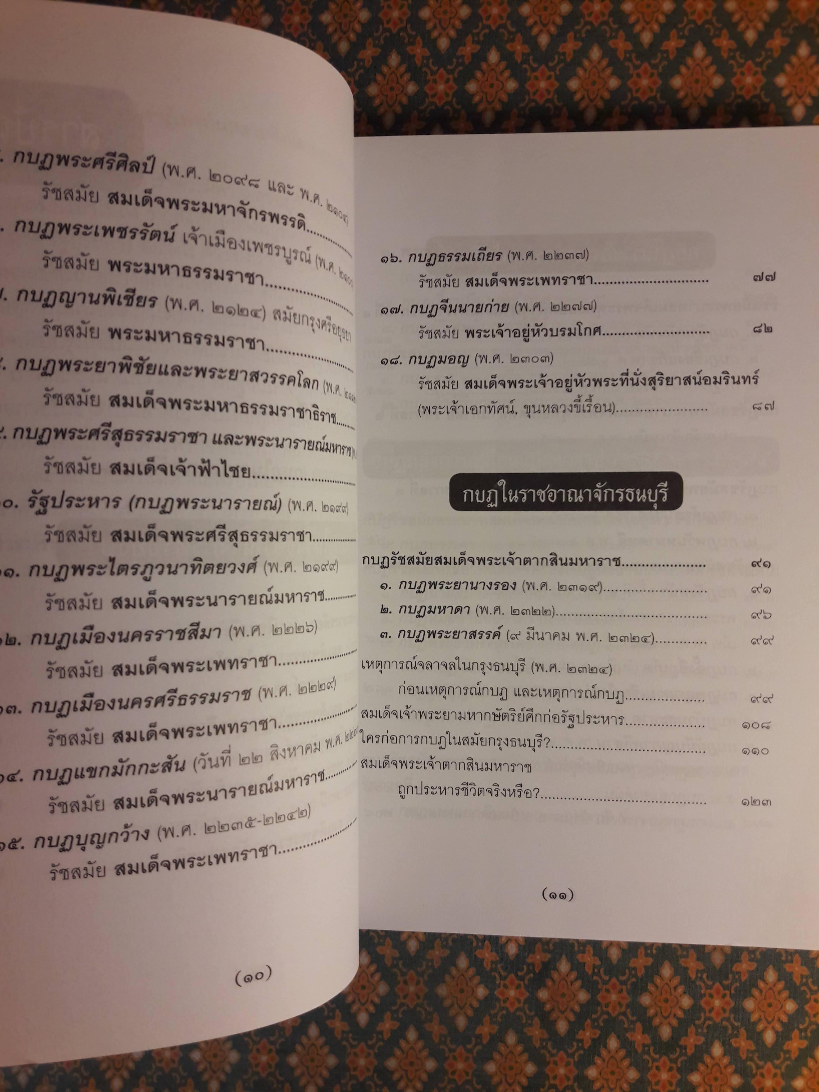 ริ้วรอยกบฏแห่งสยามประเทศ