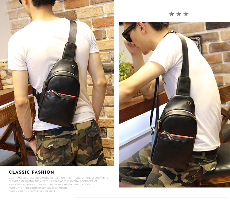 กระเป๋าคาดอกผู้ชาย รหัส B003