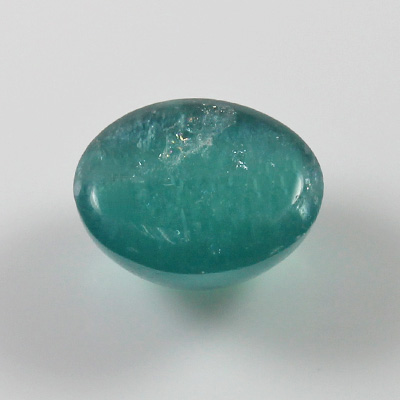 อะพาไทท์ตาแมว (Cat's eye Apatite) 1.97 กะรัต สีเขียว