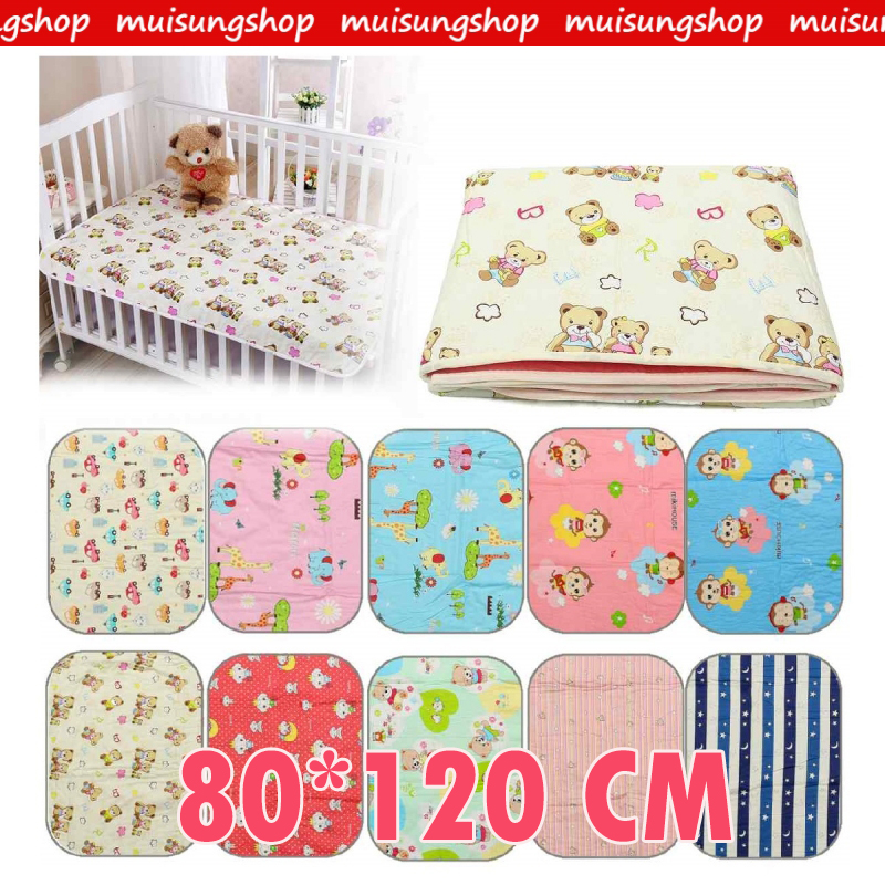 MUISUNGSHOP 80x120cm. Waterproof Sheet Protector For Children Adult ผ้ารองกันเปื้อน ผ้ารองฉี่เด็ก