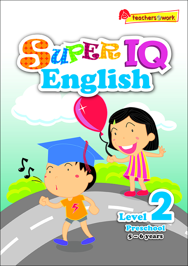 แบบฝึกหัดภาษาอังกฤษระดับอนุบาล Super IQ English Preschool Level 2
