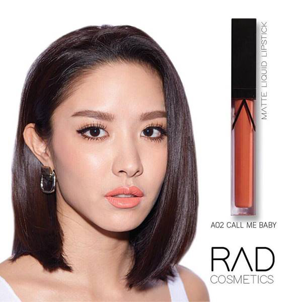 RAD liquid lipstick เมทัลลิค และ แมท ของชาใช้ส่วนผสมเกรดดีที่สุดจาก USA เนื้อลิปดีมาก