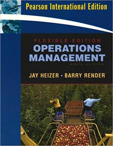 Operations Management Flexible Version 9ED (P) ISBN 9780138148362