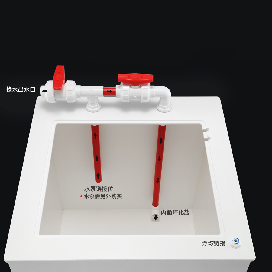 Seatorch Melting salt box 80L ถังสำหรับผสมน้ำทะเล เปลี่ยนน้ำ