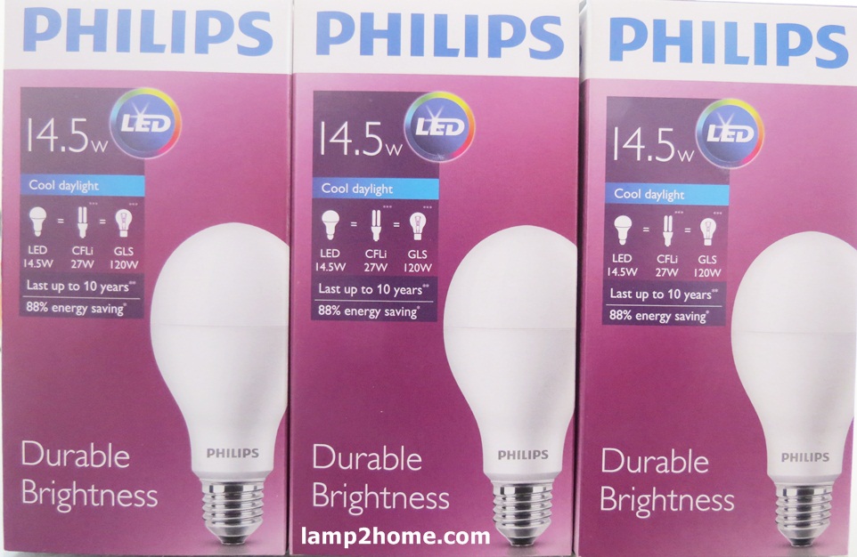 หลอด Bulb LED ยี่ห้อฟิลิป (14.5w) สว่างมาก