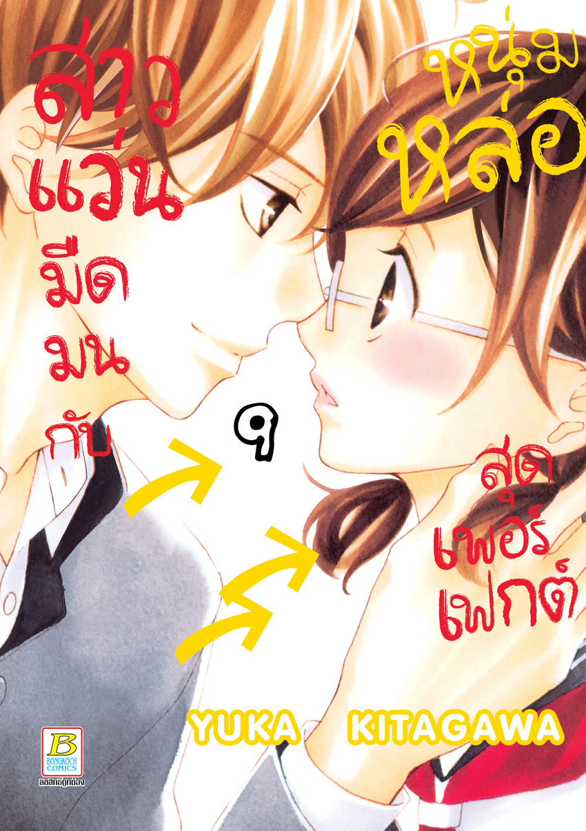 หนังสือการ์ตูนเรื่อง สาวแว่นมืดมนกับหนุ่มหล่อสุดเพอร์เฟกต์ เล่ม 9