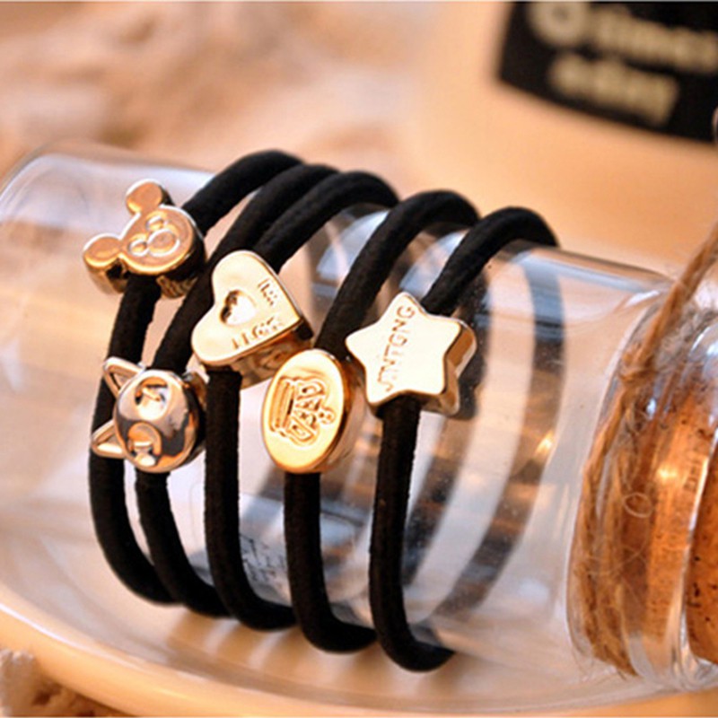 MUISUNGSHOP (20 ชิ้น) แถม 2 ชิ้น หนังยางเด็ก สำหรับเด็ก ลายการ์ตูน ยางมัดผม ยางรัดผม หนังยางเส้นเล็ก