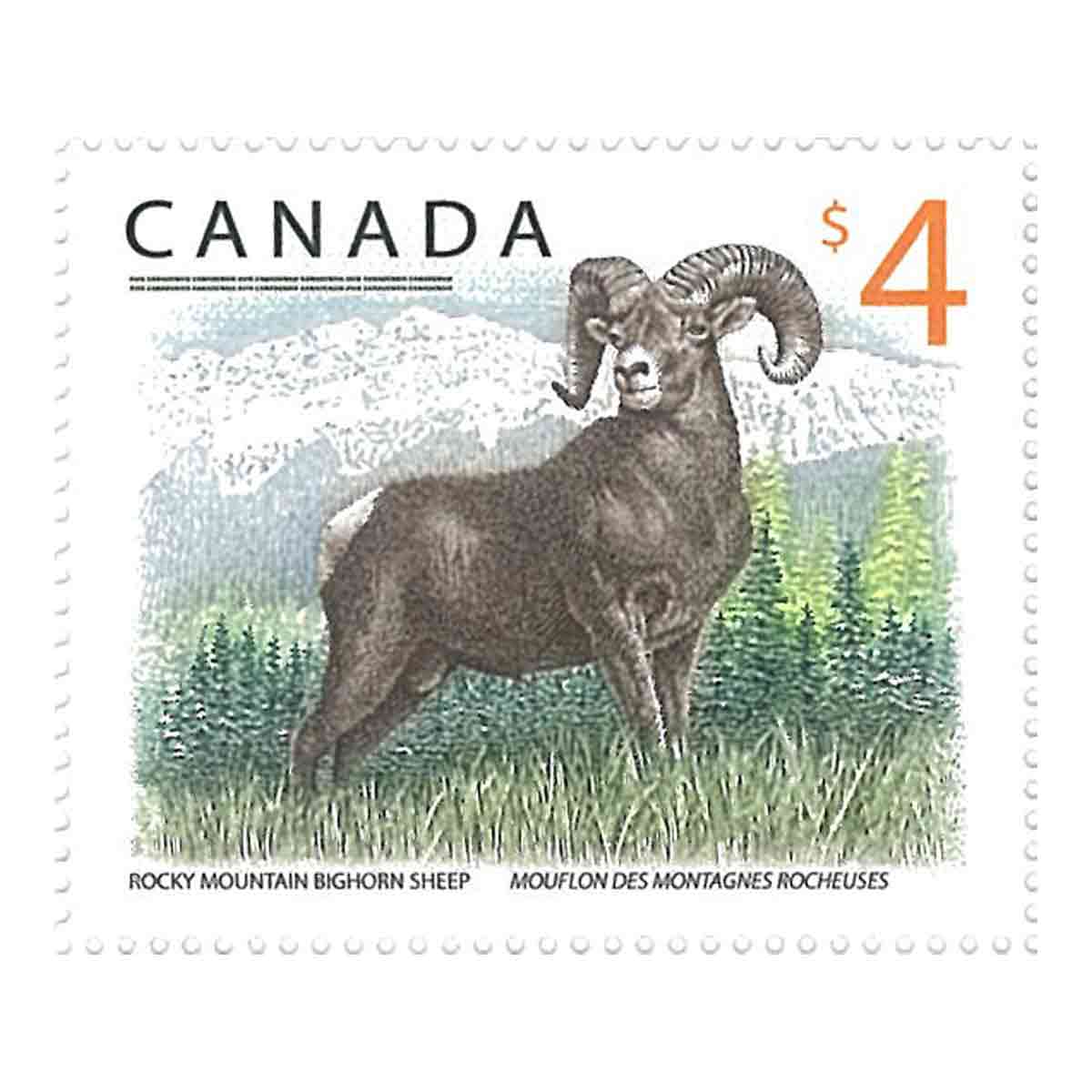 Canada Stamp, 2018 HVD: Bighorn Sheep